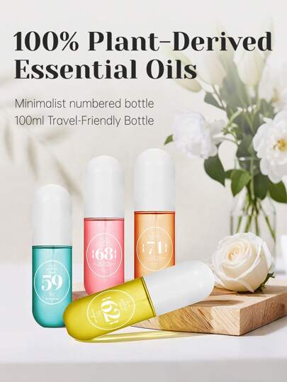 رذاذ منعش للمنزل بنكهات البرازيل الاستوائية وبريزة البحر، رائحة دائمة، حجم كبير بتصميم رقمي راقي، هدية مثالية للمناسبات