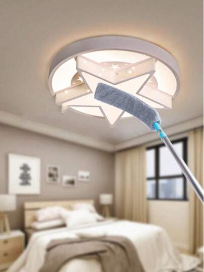 فرشاة تنظيف قابلة للتمديد متعددة الوظائف - فرشاة تنظيف قابلة للتعديل (للجاف والرطب) | مناسبة لأرضية الأثاث/السقف المرتفع/أرضية الأريكة والسرير | جامع أتربة من الميكروفيبر مع عصا التمديد | أداة تنظيف الفجوات في الأجهزة المنزلية