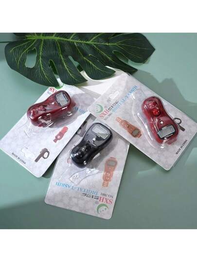 حزام سميك من السيليكون قابل للضبط لحجم الأصبع مع لمبة LED، سبيحة، بطارية سهلة الاستبدال، وظيفة إعادة الضبط، مناسب لعد الصلاة، عد العداد، احصاء الحشود في المعارض، عد أداء الطلاب في الفصول الدراسية