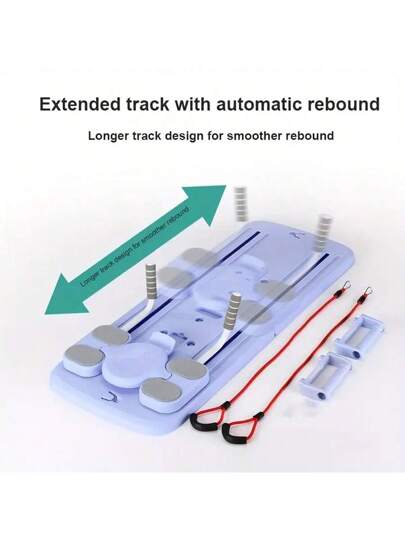 لوح بيلاتس متعدد الوظائف قابل للطي للتمارين المنزلية - تنحيف وتشكيل الجسم بالكامل ، مع حبال مقاومة ومقابض دفع ، معدات تدريب البطن متينة ، (وردي / بنفسجي / أسود) ، تجهيزات تدريب أنيقة | هيكل قوي