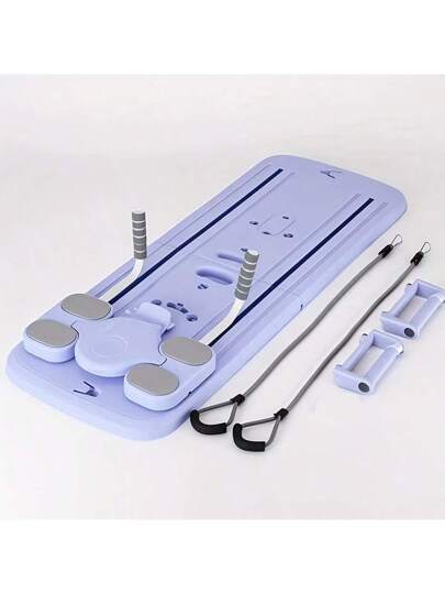 لوح بيلاتس متعدد الوظائف قابل للطي للتمارين المنزلية - تنحيف وتشكيل الجسم بالكامل ، مع حبال مقاومة ومقابض دفع ، معدات تدريب البطن متينة ، (وردي / بنفسجي / أسود) ، تجهيزات تدريب أنيقة | هيكل قوي