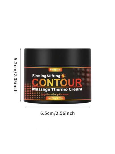 Fumorry كريم تدفئة، كريم تدليك الجسم، يعزز ويرطب البشرة، مناسب للبطن والأفخاذ والأرداف والجزء العلوي من الذراعين، مناسب للرجال والنساء