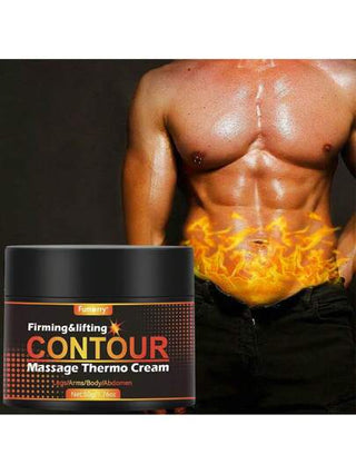 Fumorry كريم تدفئة، كريم تدليك الجسم، يعزز ويرطب البشرة، مناسب للبطن والأفخاذ والأرداف والجزء العلوي من الذراعين، مناسب للرجال والنساء