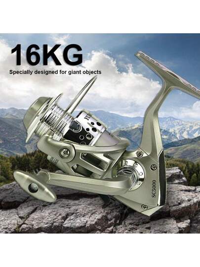 عجلة غزل الصنارة البلاستيكية المطلية بالكهرباء مناسبة لصيد المياه العذبة و المواسمية، صغيرة معدنية دوارة من الألومنيوم