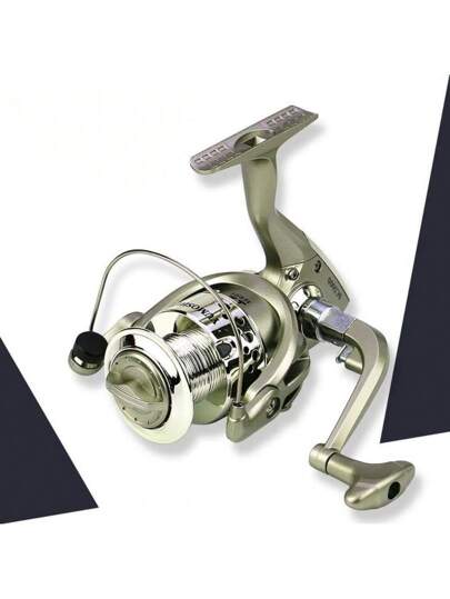 عجلة غزل الصنارة البلاستيكية المطلية بالكهرباء مناسبة لصيد المياه العذبة و المواسمية، صغيرة معدنية دوارة من الألومنيوم