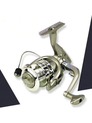 عجلة غزل الصنارة البلاستيكية المطلية بالكهرباء مناسبة لصيد المياه العذبة و المواسمية، صغيرة معدنية دوارة من الألومنيوم