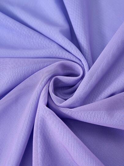 Swim Oasis طقم بحر مع غطاء بدون أحزمة مقاس كبير مع أحزمة قابلة للفك وتفاصيل قطع ملونة + تنورة شبكية فاخرة