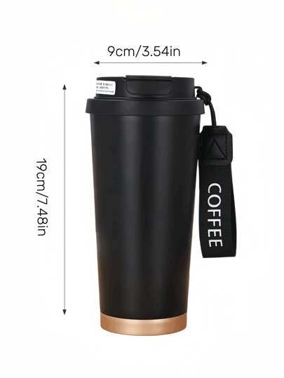 قارورة مياه معزولة فراغيًا من الفولاذ المقاوم للصدأ سميكة ومخصصة، سعة 500 مل كبيرة، للاستخدام في المنزل والمكتب والخارج، قابلة للتخصيص باسم أو شعار الشركة، في علبة هدايا