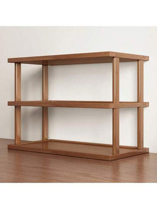 1قطعة رف خزانة متعدد الطبقات من البامبو للمنزل أو المكتب، منظم مطبخ، رف أكواب صغير، رف أحذية، مناسب جدًا للمطبخ وغرفة الطعام والمكتب وغرفة المعيشة