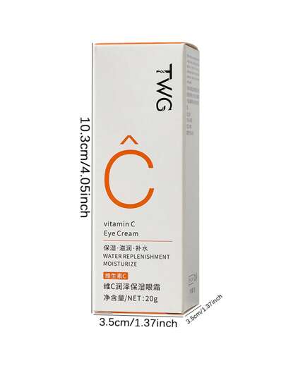 كريم عين مرطب بفيتامين سي، رعاية لطيفة بدون تهيج، يحتوي على جلسرين وفيتامين ه-، صيغة ترطيب طويلة الأمد، يرطب البشرة بعمق ويجعلها ناعمة وخفيفة، هدية عيد مثالية