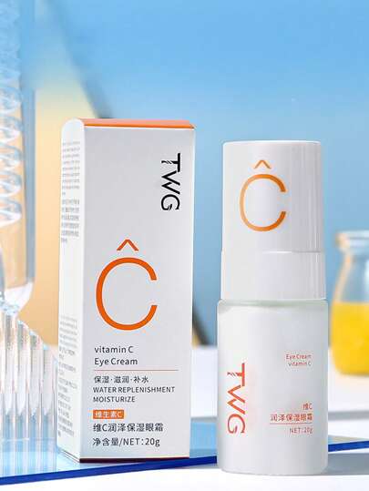 كريم عين مرطب بفيتامين سي، رعاية لطيفة بدون تهيج، يحتوي على جلسرين وفيتامين ه-، صيغة ترطيب طويلة الأمد، يرطب البشرة بعمق ويجعلها ناعمة وخفيفة، هدية عيد مثالية