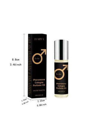 FLATPEA عطر رجالي 10مل، عطر لطيف طويل الأمد، رائحة منعشة متعددة الأغراض مناسبة للاستخدام اليومي وكهدايا المناسبات