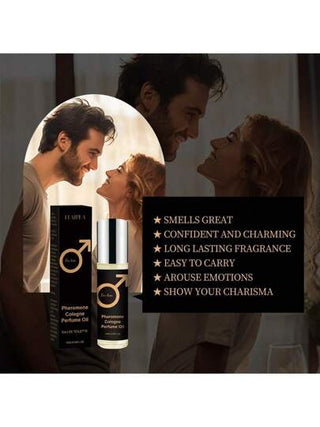 FLATPEA عطر رجالي 10مل، عطر لطيف طويل الأمد، رائحة منعشة متعددة الأغراض مناسبة للاستخدام اليومي وكهدايا المناسبات