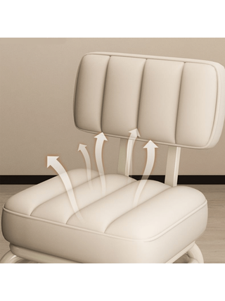 أثاث مكتبي مقعد صغير قابل للتدوير، مقعد مساند للظهر ذو عجلات صامتة، كرسي للمنزل والأطفال وللدراسة، مقعد جانبي لطاولة الشاي للأريكة