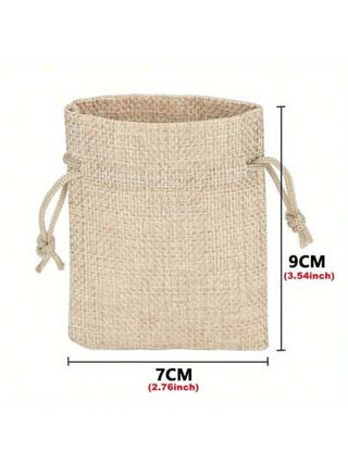 10/20 مجموعة أكياس هدايا من الكتان الخشن مع أربطة وتصميم قلب، علامات هدايا وخيوط، أكياس هدايا قابلة لإعادة الاستخدام بمقاس 4*6 بوصة، أكياس كتان، أكياس كتان للهدايا في حفلات الزفاف والمجوهرات وأعياد الحب والحرف اليدوية والكريسماس