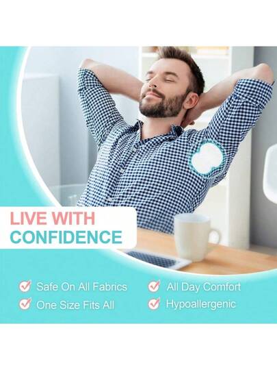 10 قطعة/عبوة ، ألواح تحت الإبط قابلة للتخلص منها، رقيقة وقابلة للتنفس ، بقع رطوبة تحت الإبط غير مرئية، ألواح امتصاص العرق والروائح الكريهة