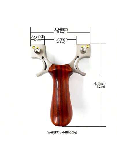 طقم تسليح معدني لاستانليس ستيل مكون من 1 قطعة للتصويب بالقوس والنشاب، يحتوي على هدف تصويب، ذخيرة من الطين، حلقات مطاطية، حقيبة حمل للقاذف،مناسب للصيد والأنشطة الخارجية، هدية رائعة للرجال والنساء