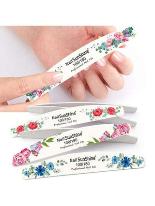 1 قطعة/10 قطع منشار أظافر خشبي بشكل نصف قمر 100/180 درجة لتنعيم وتجميل الأظافر