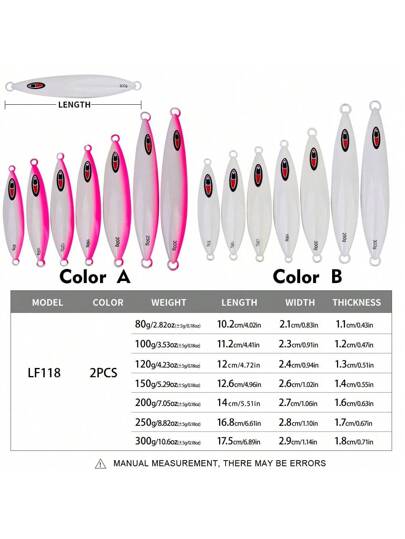 5 قطع من لقم صيد السمك الثقيلة العميقة من شركة PROBEROS، لوح معدني بطيء الاهتزاز ،لامع ولامعان الليزر ،لصيد السمك من القوارب والبحر وسمك الثعبان بعدة خطاطيف