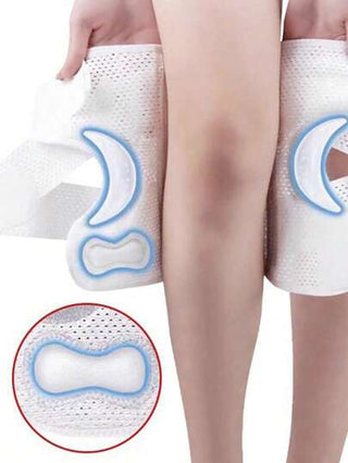 1 قطعة شريط دعم للركبة قابل للتعديل ، حارس الركبة المهني مع مثبتات جانبية - قماش متوسط المرونة ، إغلاق بفتحة وتصميم منفذ للتهوية ، ودعم ضغط محدد لتمزق الغضروف ، أبيض/أسود - طب الرياضة والعلاج الطبيعي ، دعامة ركبة رياضية مع تثبيت جانبي ، تصميم مريح ومتماسك