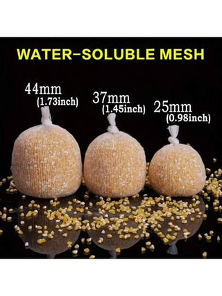 2 قطعة بكرة شبكة صيد ذابة في الماء من PVA ، شبكة طعم سريعة الذوبان ، عرض 25 مم وطول 500 سم ، لحقائب طعم البعيد وحوامل طعم الكارب