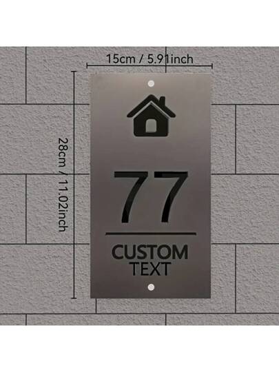 1 قطعة رقم منزل مخصص من الأكريليك - لوحة عنوان منزل 3D أسود ذهبي مجوفة مصممة خصيصًا للمنزل ، الشقة ، المتجر | خط حديث ، مقاوم للطقس ، سهل التثبيت بشريط لاصق مزدوج الجانب | يعزز جمال الحافة ، متعدد الوظائف ، زخرفي ، قابل لإعادة الاستخدام ، من الفولاذ المقا