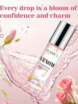 زجاجة عطر المرأة نوع روول (0.34 أونصة سائلة) 10 مل ذو رائحة الزهور والفاكهة الاستوائية الجذابة - متوهجة طويلة الأمد، مثالية للمواعيد والخروجات اليومية والسفر