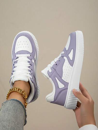 أحذية رياضية كاجوال للنساء، أحذية مفرودة سهلة الارتداء ذات نعل لين مريحة لركوب السكيت، خفيفة الوزن أحذية يومية منخفضة الكعب