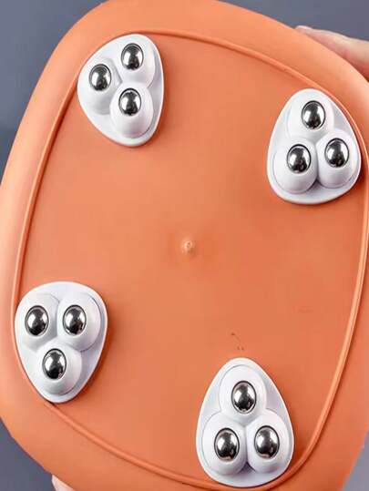 أثاث مكتبي 4 قطع عجلات ذاتية اللصق ذات 3 كرات صلب مع كرات محامل فولاذية - عجلات دوارة 360 درجة لأدوات المطبخ ، عجلات عالمية للأثاث المنزلي ، سهلة التركيب دون حاجة للحفر ، قاعدة عجلات كرات لاصقة ، عجلات صغيرة لنقل الأثاث عالية التحمل مقاومة للتآكل