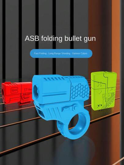 قطعة واحدة لعبة إطلاق صغيرة، لعبة تخفيف الضغط على الأصابع، لعبة مسدس بخاتم الصابع قابل للإطلاق، لعبة إطلاق رائعة، لعبة للمراهقين