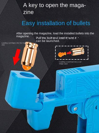 قطعة واحدة لعبة إطلاق صغيرة، لعبة تخفيف الضغط على الأصابع، لعبة مسدس بخاتم الصابع قابل للإطلاق، لعبة إطلاق رائعة، لعبة للمراهقين