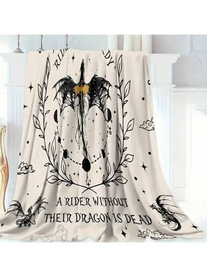 بطانية بتصميم تنين عتيق: هدية مثالية للأصدقاء - بطانية صوفية ناعمة لأريكة المنزل، مناسبة للفصول، متعددة المناخات، مناسبة للأريكة والسرير والسيارة والمكتب والتخييم والسفر