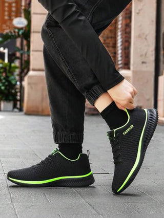 أحذية رياضية ربيع/خريف للرجال موديل 2025 بنمط كوري خفيفة الوزن بسيطة ، أحذية رياضية كاجوال خارجية للجنسين، تنفس مناسبة للتنزه والمشي والأعمال الرسمية والركض