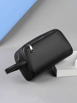 حقيبة يد رجالية كاجوال ذات سعة كبيرة وبتصميم عملي للأعمال، قطعة واحدة