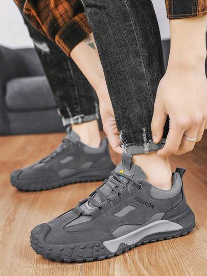 أحذية رياضية عصرية جديدة للرجال ذات تصميم سميك خاسل، أحذية رياضية متعددة الاستخدامات