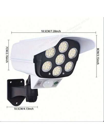 1/2 قطعة، إضاءة ضوئية محاكية ذكية عالية الحساسية لاستشعار الحركة ،إضاءة مراقبة مضادة للسرقة ، 3 أوضاع إضاءة ، بدون جهاز تحكم عن بعد ، تركيب بسيط بدون أسلاك مطلوبة، مناسبة للساحات والمرائب والحدائق والممرات والشوارع