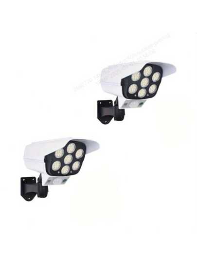 1/2 قطعة، إضاءة ضوئية محاكية ذكية عالية الحساسية لاستشعار الحركة ،إضاءة مراقبة مضادة للسرقة ، 3 أوضاع إضاءة ، بدون جهاز تحكم عن بعد ، تركيب بسيط بدون أسلاك مطلوبة، مناسبة للساحات والمرائب والحدائق والممرات والشوارع