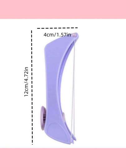 إزالة شعر الوجه، مناسبة للنساء، مناسبة لخدود والحواجب وأجزاء أخرى. أداة تجميل محمولة DIY، غير مقاومة للماء، خالية من المواد المسببة للحساسية، لاستخدام على الوجه.