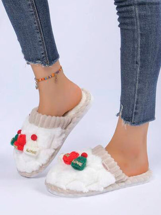 نعال على شكل قبعة ، نعال نسائية منصة ذات شريط X ناعم و فضفاض، نعال مريحة ناعمة منفتحة الأصابع مانعة للانزلاق للاستخدام المنزلي