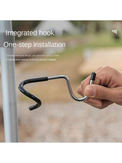 4 قطع من خطاطيف الخيام من الفولاذ المقاوم للصدأ، متعددة الأغراض، ذات طبقة مانعة للانزلاق، قابلة للتعديل للمصابيح والمشمعات والمعدات، لتنظيم النزهات والنزل الفاخر والسيارات الترفيهية، إكسسوار لا غنى عنه للخيمة، حامل إضاءة خارجية، حل لتخزين المعدات، من الفو