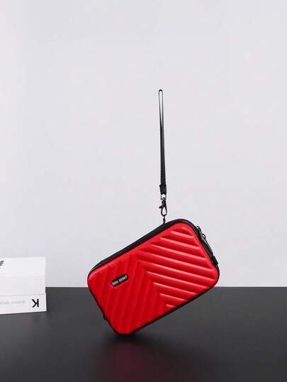 حقيبة ذات كتف صغيرة على شكل حقيبة سفر ، قشرة صلبة ، خفيفة الوزن ، كاجوال ، للطلاب والسفر والصيف ، مصنوعة من بي في سي مقاوم للماء ، بطراز minimalist كهدية للصديق