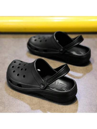 صندل وحيد كاحل متنفس خفيف الوزن من "إي في إيه" مع واقي للأصابع، مناسب للاستخدام اليومي والخارجي والشاطئ ، مانع للانزلاق