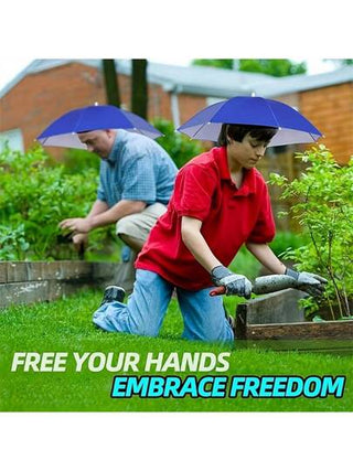 قبعة مظلة، مناسبة للتخييم والصيد، قبعة مظلة ذات شريط مرن، قبعة مظلة بحماية من الأشعة فوق البنفسجية