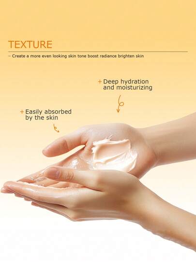 1 قطعة كريم التقوية بالزنجبيل وفيتامين سي - مناسب للرجال والنساء البالغين كمرطب، يحتوي على حمض هيدروكلوريك عالي التنظيم، الكولاجين، قوارص الأناناس، وفيتامين إي - مناسب لكافة أنواع البشرة، حمض الفيتامين أ يستخدم للترطيب والتقوية وتنعيم لون البشرة