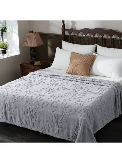 بطانية ملقاة ذات تصميم هندسي ورقي بطراز قديم ، مصنوعة من بوليستر ناعم ، غسيل اليد فقط ، بطانية مناسبة لجميع المواسم للمكتب والنوم مع تفاصيل شرابات ، أساسيات المكتب | بطانية بطراز قديم | ألياف بوليستر ، بطانيات للمكتب