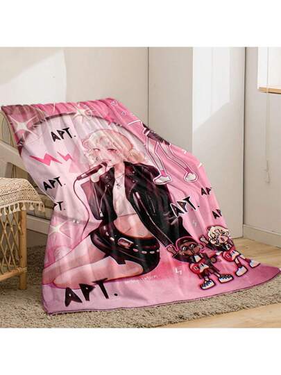 1 بطانية قطيفية مريحة ذات تصميم نمط الورود الكورية، مناسبة للنوم والنزهات والسفر، بطانية صوفية، بطانية سرير، رمية بطانية، بطانية فاخرة، بطانية استرخاء، بطانية خريفية، بطانية صيفية، سجادة غرفة نوم، بطانية ناعمة، أغطية أريكة، بطانية تبريد، تصميم محبوك...