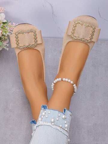 أحذية ماري جين للسيدات البدينات ، أحذية كاجوال انزلاق على شكل باليه بكعب منخفض للأزهار الجديدة موضة الربيع/الخريف، أحذية مريحة وخفيفة للارتداء اليومي، الأحزاب، والعمل