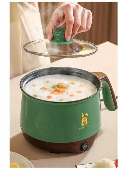 RAF وعاء طهي كهربائي مع بخار ، طباخ سريع غير لاصق ، تحكم في القوة المزدوجة ، مناسب للنودلز والشوربة والكرات والشوفان - جهاز مطبخ محمول ، طباخ أرز كهربائي صغير للمنزل ، وعاء بخار طعام لوجبتين ، آلة طهي ذات طبقة واحدة/مزدوجة غير لاصقة ، وعاء صغير 2...