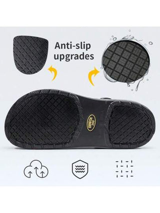 GUYISA أحذية سلامة مانعة للانزلاق ، أحذية طباخ احترافية لجميع الفصول ، خفيفة الوزن ، ناعمة ، قابلة للتنفس ، أحذية عمل مثقبة