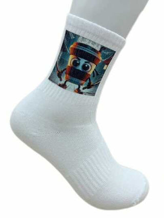 5 أزواج من الجوارب الجديرة بالاهتمام ذات موضوع الدماغ الإيطالي، جوارب رقيقة مُريحة ومُنفِّسة متوسطة الطول مضحكة